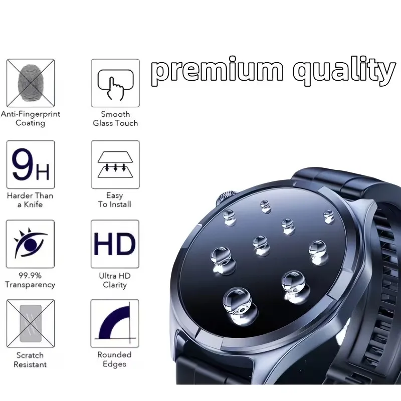 OnePlus Watch 3 강화 유리 안티 스크래치 보호 유리 필름 울트라 HD 보호 장치 액세서리 용 1-5PCS 화면 보호기