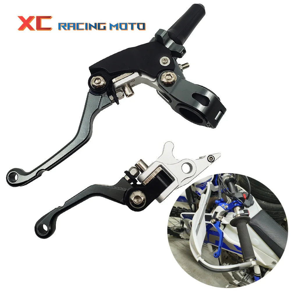 

Motorcycle Dirt Bike Race CNC Aluminum Long Short Folding Brake & Clutch Lever Fit T2 T4 T6 K6 K6R CRF KLX YZF RMZ EXC XCW SXF