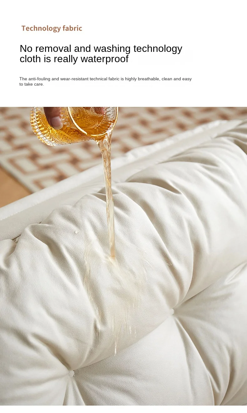 Description Picture 5 of itemX&D Leisure Folding Lazy Sofa Bed Can Lie Sleep Double Adults Floor Backrest Foldable Exquisite Sofa Bedroom Tatami Floor Chair