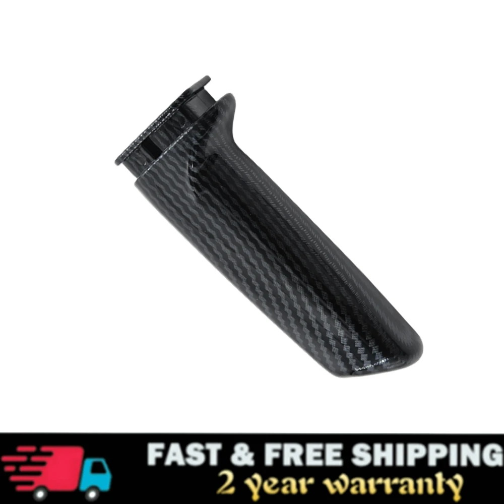 Brand New Black Carbon Fiber Handbrake Brake Handle Cover Trim For Bmw