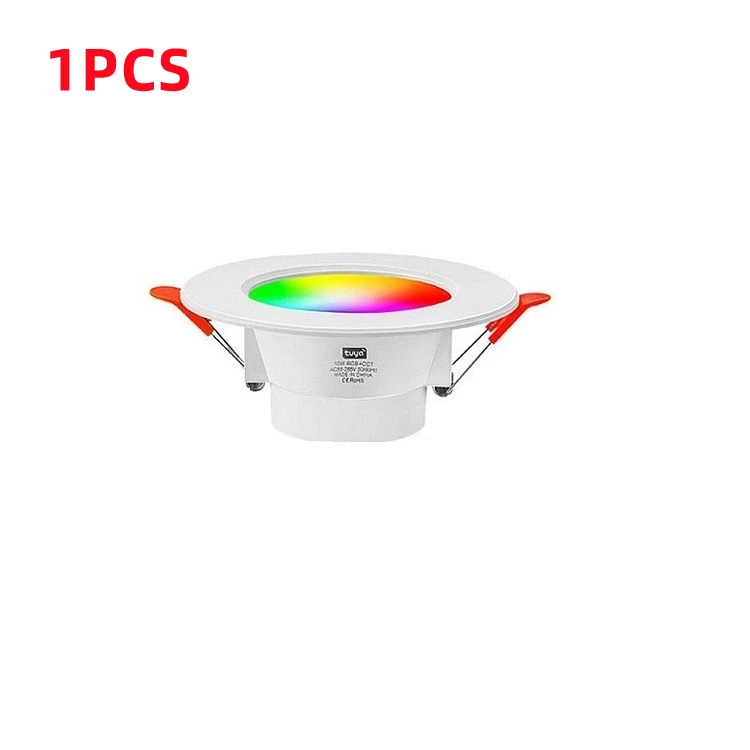 DE.SOUL LED Downlights Bluetooth Smart Life Ceiling Dimmable Spot lamp Led 10W 220V 85~265V RGB Change Warm/Cool light outdoor ceiling lights Downlights