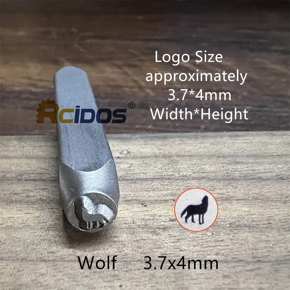 Metal Stamping Tool 1PCS Deer/Wolf/Squirrel/Rabbit/Solid Foot Design for DIY Bracelet Marks Die Mold