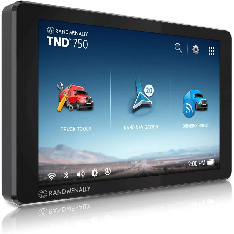 

GPS-навигатор для грузовика Rand McNally TND 750 7 дюймов, легко читаемый дисплей, пользовательская маршрутизация для грузовика и навигация Rand 2,0