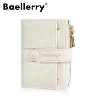 Baellerry New Fashion Women Short Wallets Zipper Coin Bags Top Quality Female Purse Coin Pocket Women's Detachable Card Clip - Image 4