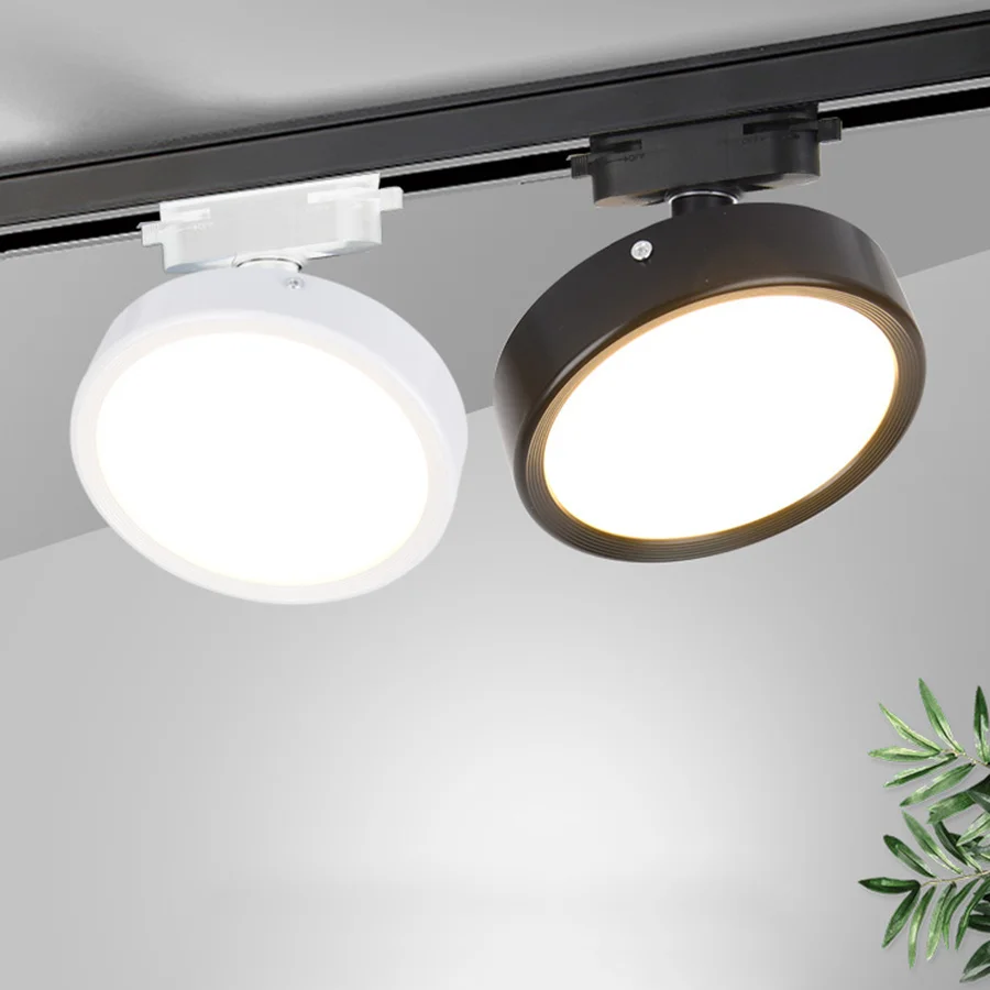 

9W 18W 24W Led Track Light Spotlight Aluminum Track Lamp Led Rail Spot Light For Restuant Clothes Store Kitchen Background Decor
