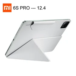 Xiaomi Pad 6S Pro 12.4 Tablet Case with Smart Wake-Up and Strong Magnetic Adsorption Cover for Pad 6S Pro 12.4 (WHITE)