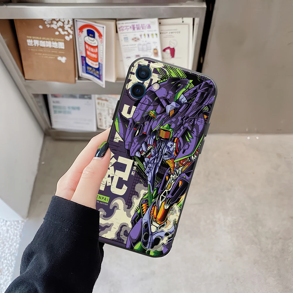 Neon Genesis Evangelion EVA Phone Case For iPhone 11 12 13 Pro MAX 6 6S 7 8 Plus XS 12 13 Mini X XR SE 2020 5 Japan Anime Cover cover for iphone 13
