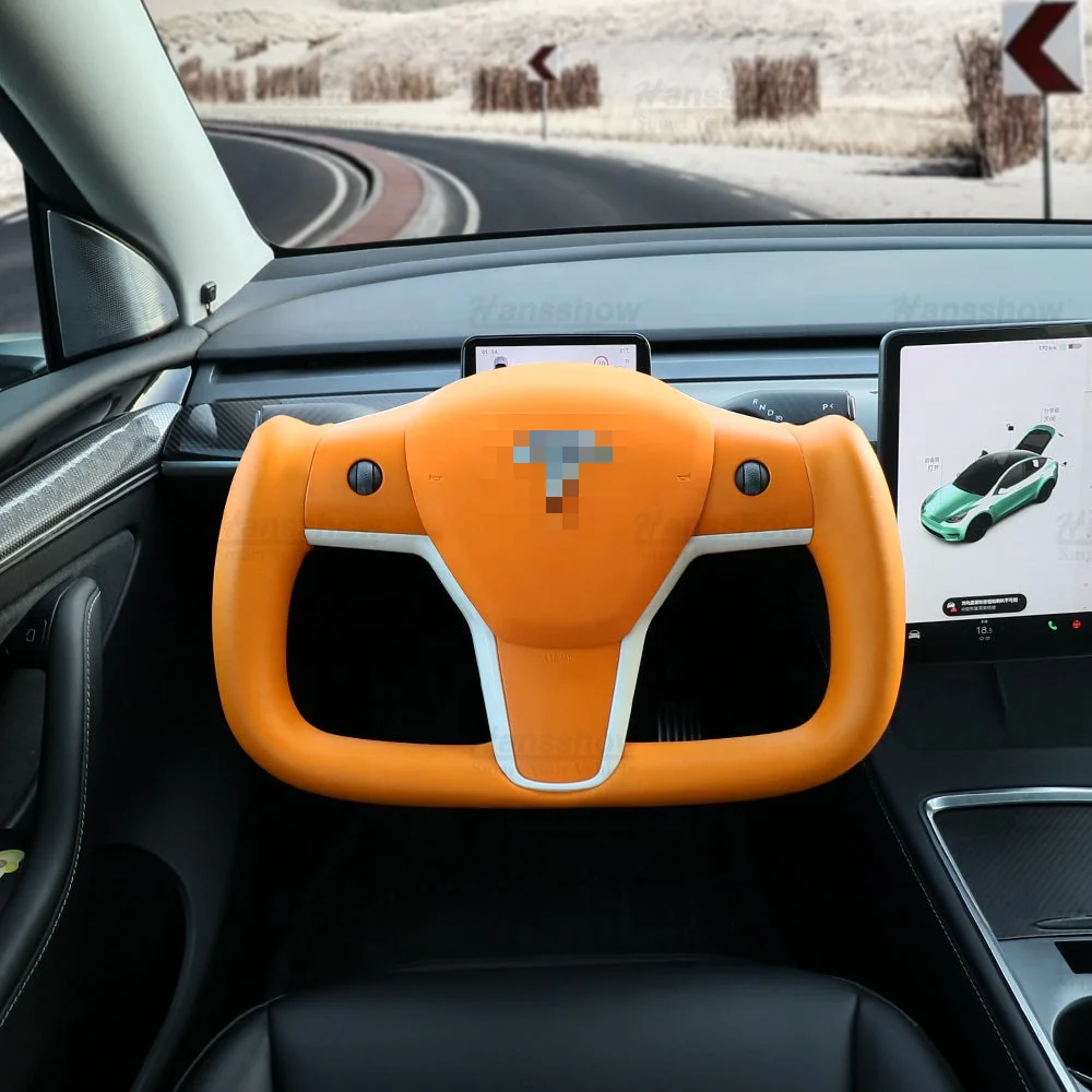 

2024 новая модель 3 Y нагреваемая кокетка Алькантара углеродное волокно для Tesla автомобильные аксессуары 2020 2021 2022