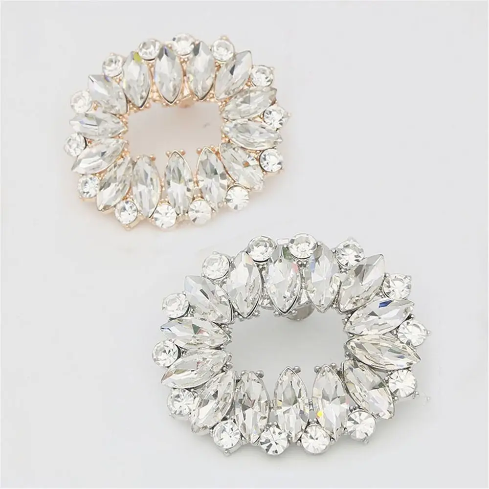 레이디 신발 클립 웨딩 신부 신발 장식, 여성 하이힐 참 쥬얼리 신발, 라인석 크리스탈 장식, 1PC