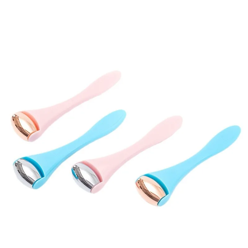 

Hot-selling Facial Plastic Massage Stick Zinc Alloy Roller Eye Cream Stick Pink Multi-color Beauty Massager