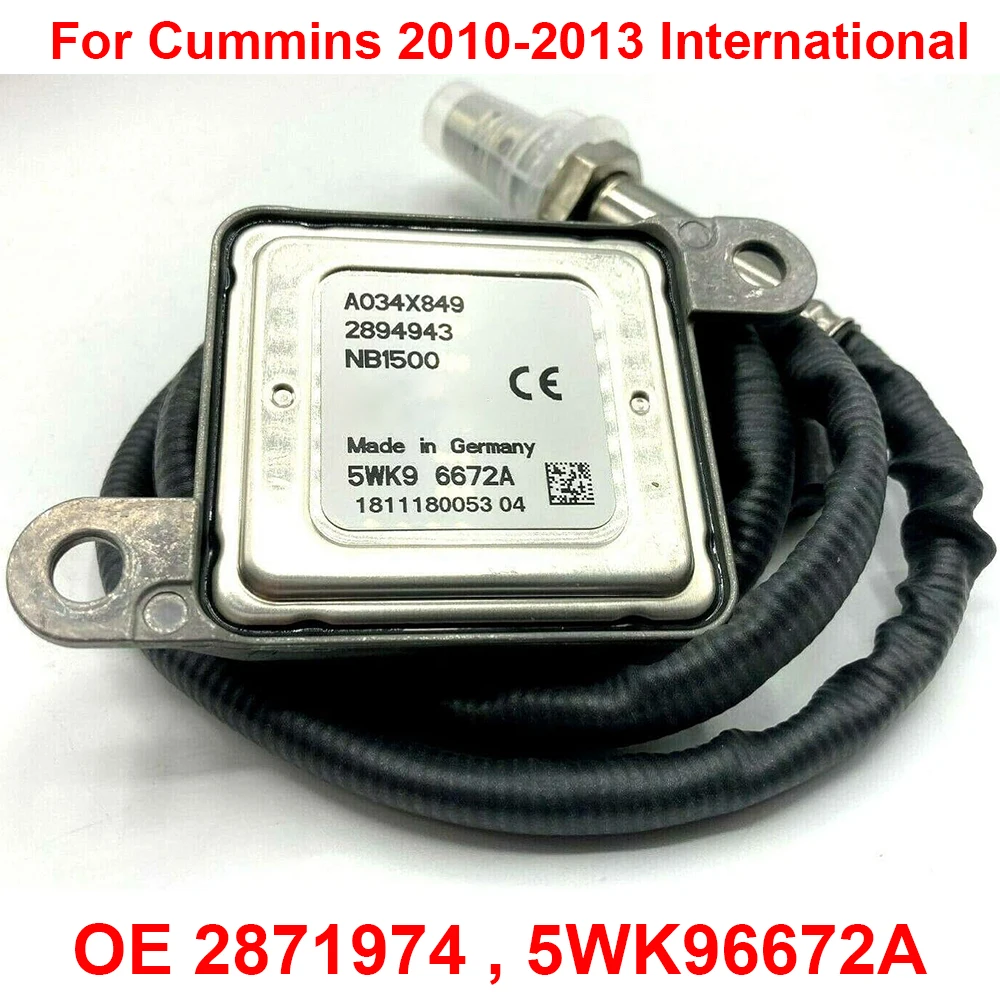 2871974 2894943 5WK96672A 4984912 High Quality 12V Nitrogen Oxide NOX Sensor For Cummins 2010-2013 International