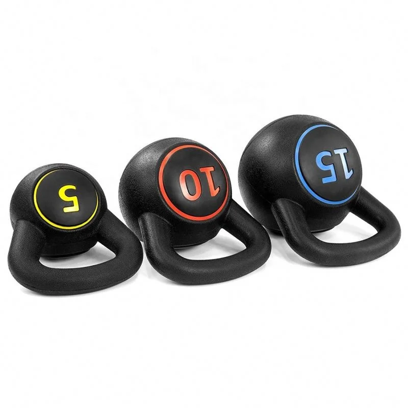 Kettlebell En Fonte Athlyr – Revêtement Néoprène Antidérapant | Poids 4 à 16 Kg Pour Musculation Et Cardio à La Maison