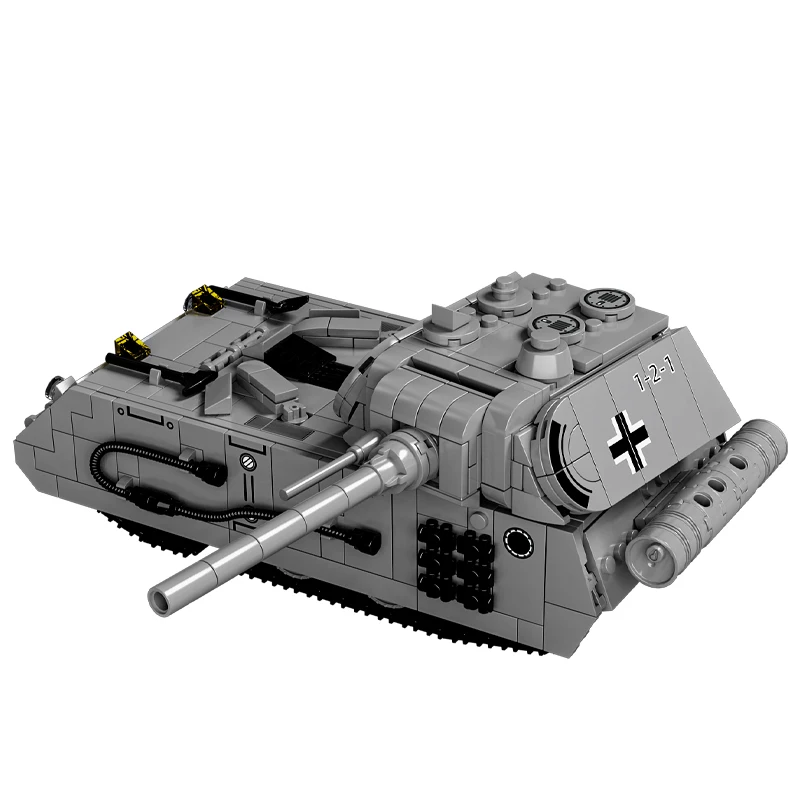 Militär Armee Soldaten Zweiter Weltkrieg Jagdpanzer TIGER/P Panzerzerstörer Bausteine Kinder DIY Spielzeug Geschenk – Detail 29