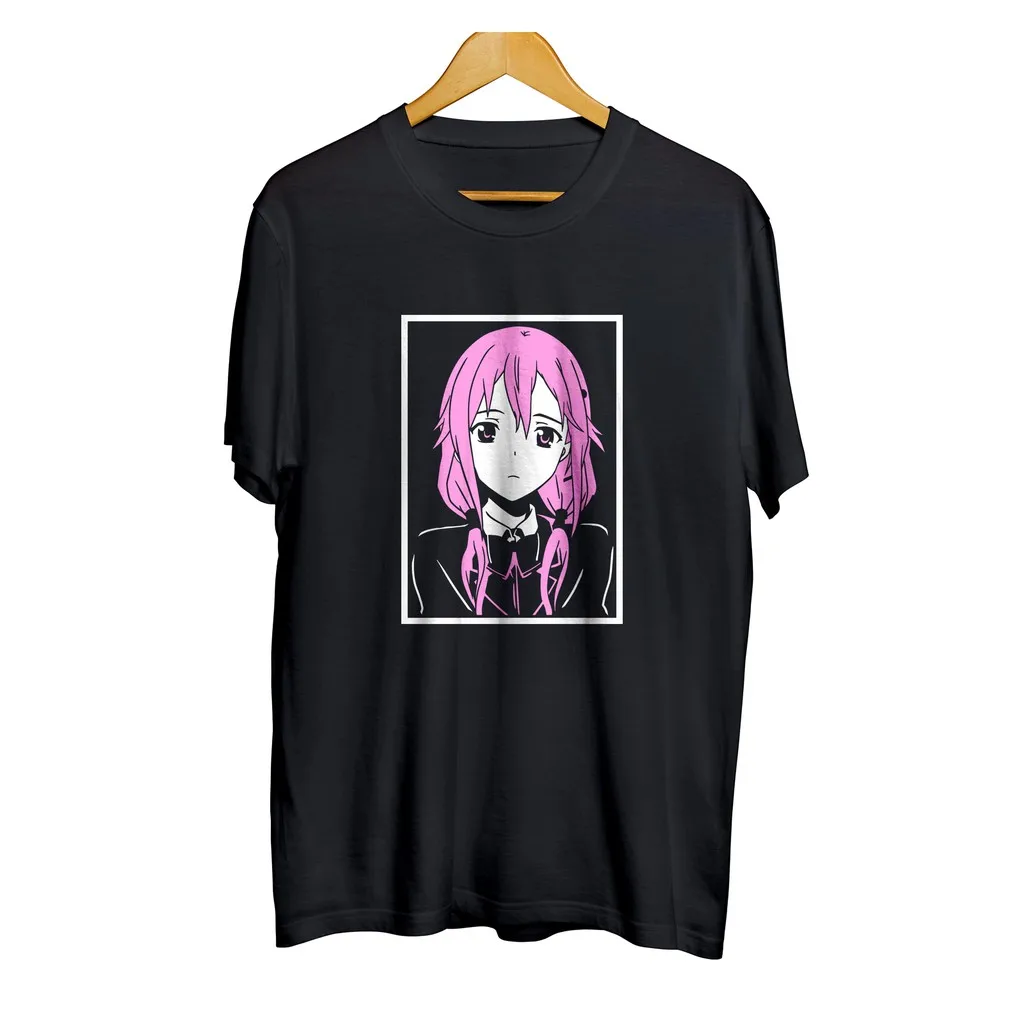 Футболки distro anime INORI YUZURIHA-1/1 Корона из 100% хлопка чесаный 30s