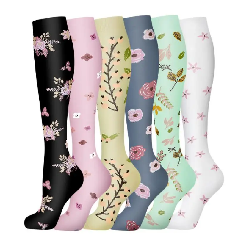 Compression Socks for Outdoor Sports - Calf Support & Swelling Relief (3 Pairs)