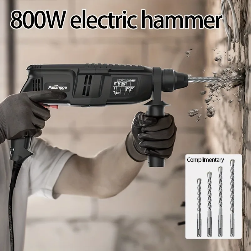 

710W/850W Impact Drill, 2/3 Function, Hammer And Drill For Steel, Concrete, Drilling Wood, Plastic Drilling