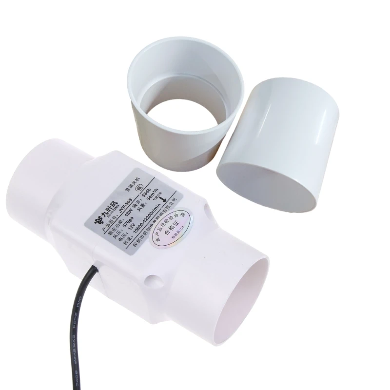 Inline-rohrventilator 2'' 50mm Belüftung Booster Leise Lüfter