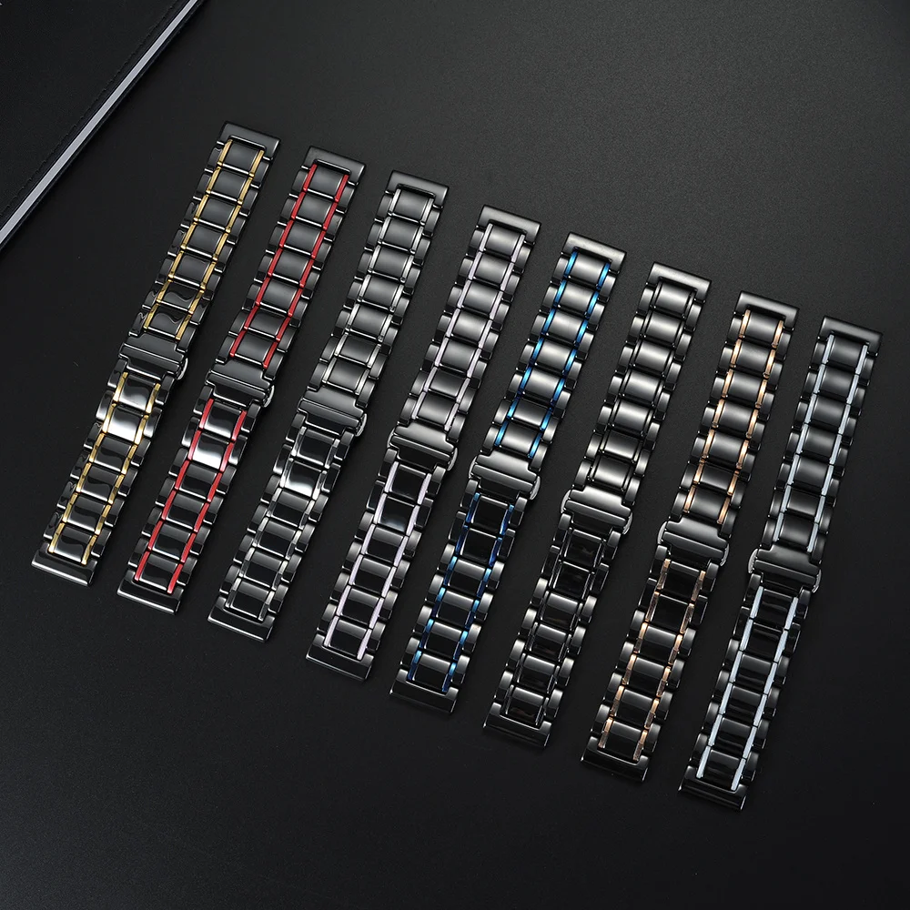 

Luxury Ceramic strap For HUAWEI Watch 3 Band Watch3 GT 2e GT2 46mm &Honor GS Pro Watchband Strap Bracelet