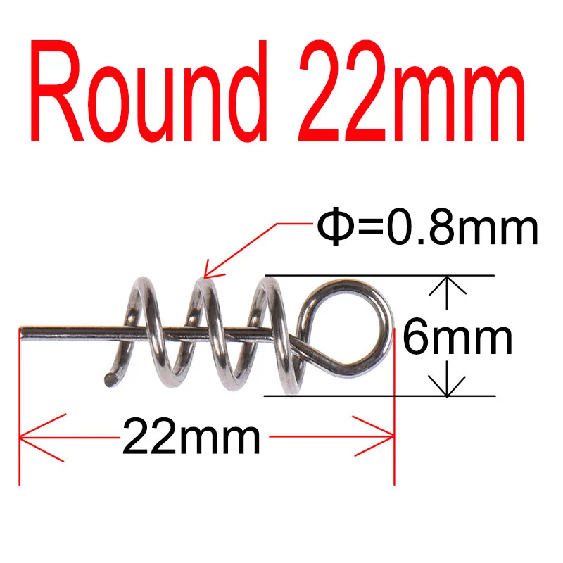 Enhanced Stainless Steel Fishing Spring Lock Connectors (20/50/100 pcs)