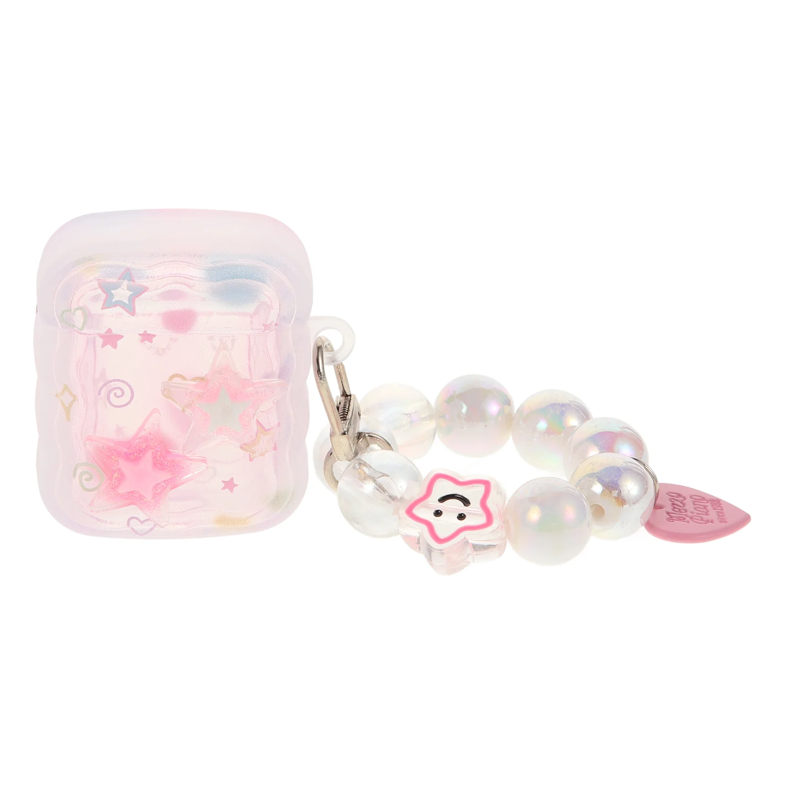 

Earphone Case Earbuds Head Phones Holder Beaded for Tpu Women Earphones Miss Child Outdoor