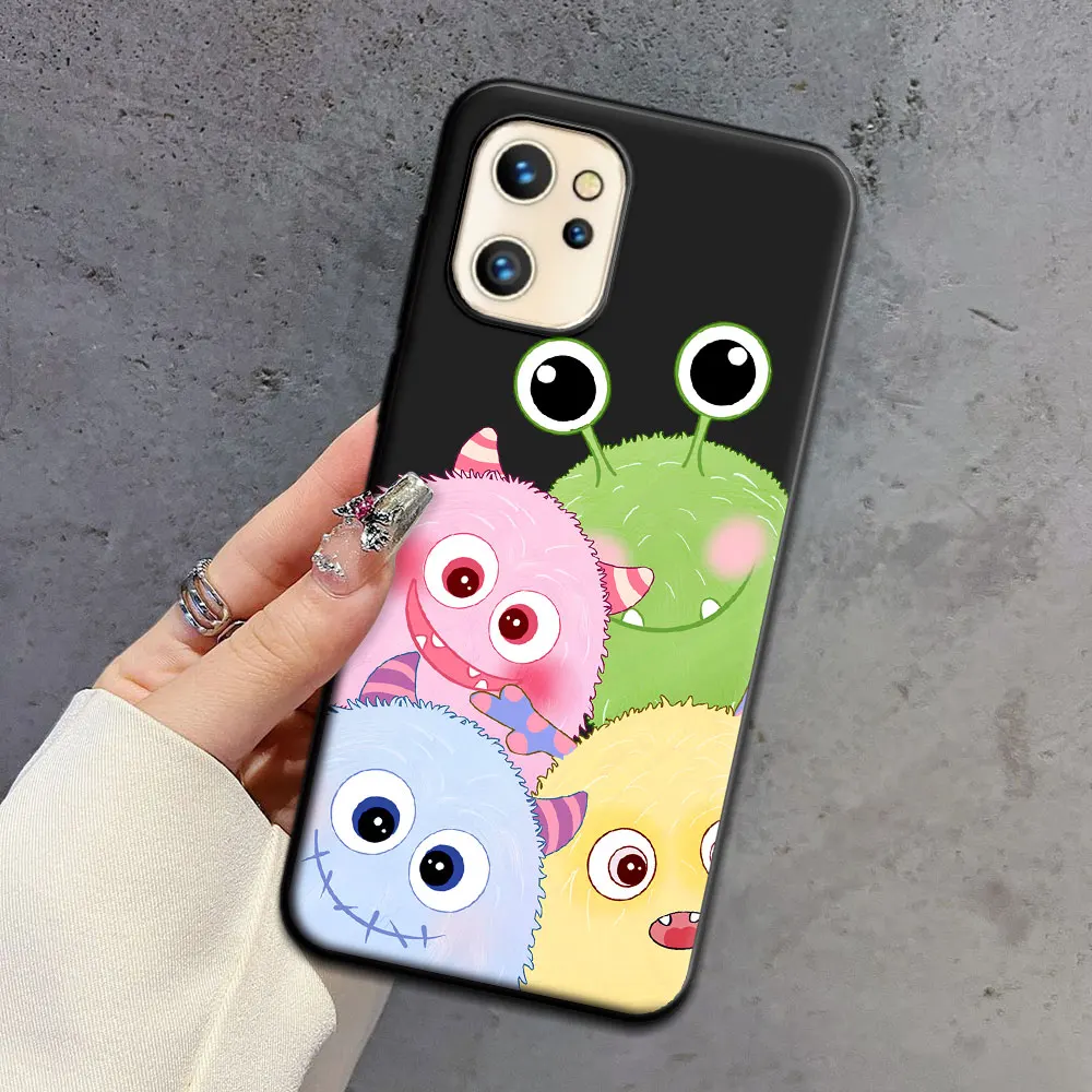 Cartoon Astronaut Pattern Soft Silicone TPU Phone Case - Lovely Back Cover s