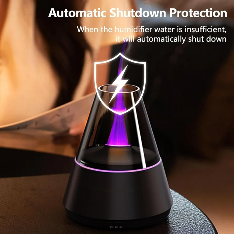 Flame Effect Aromatherapy Oil Diffuser. 6