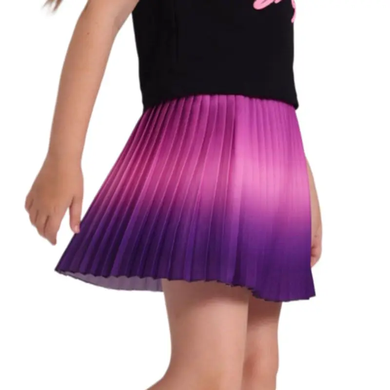 Children Girls Tennis Skirt Gradient Color Pleated High Waist Skirt Casual tie-dye Mini A-Line Skirt Built-in Bottoms 16 Sbabe5284405f4016ba2fb6384922308cp