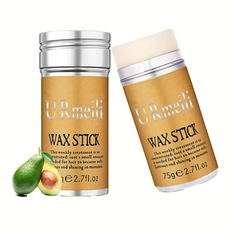 Hair Wax Stick Slick Stick for Hair Non-greasy Styling Pomade Stick for Flyaways Edge Frizz