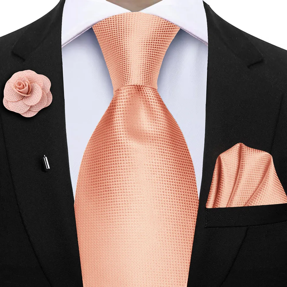 Elegant Peacock Blue Plaid Men's Accessory Set - Tie & Pocket Square Collection
