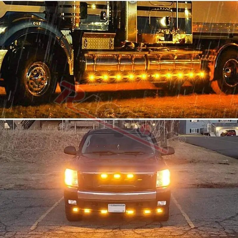 LED ̵ Ŀ Ŭ Ʈ, DOT E8 ũ  ǥñ, DAF Ʈ ƮϷ  ĳ RV θ ڵ ׼, 12V, 24V