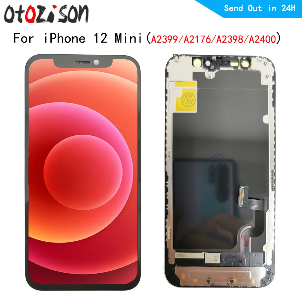 Lcd Per Iphone 12 Mini Display Screen Touch Digitizer Sensor Assembly Nessuna Sostituzione Pixel Morto Per Iphone 12 Mini Lcd