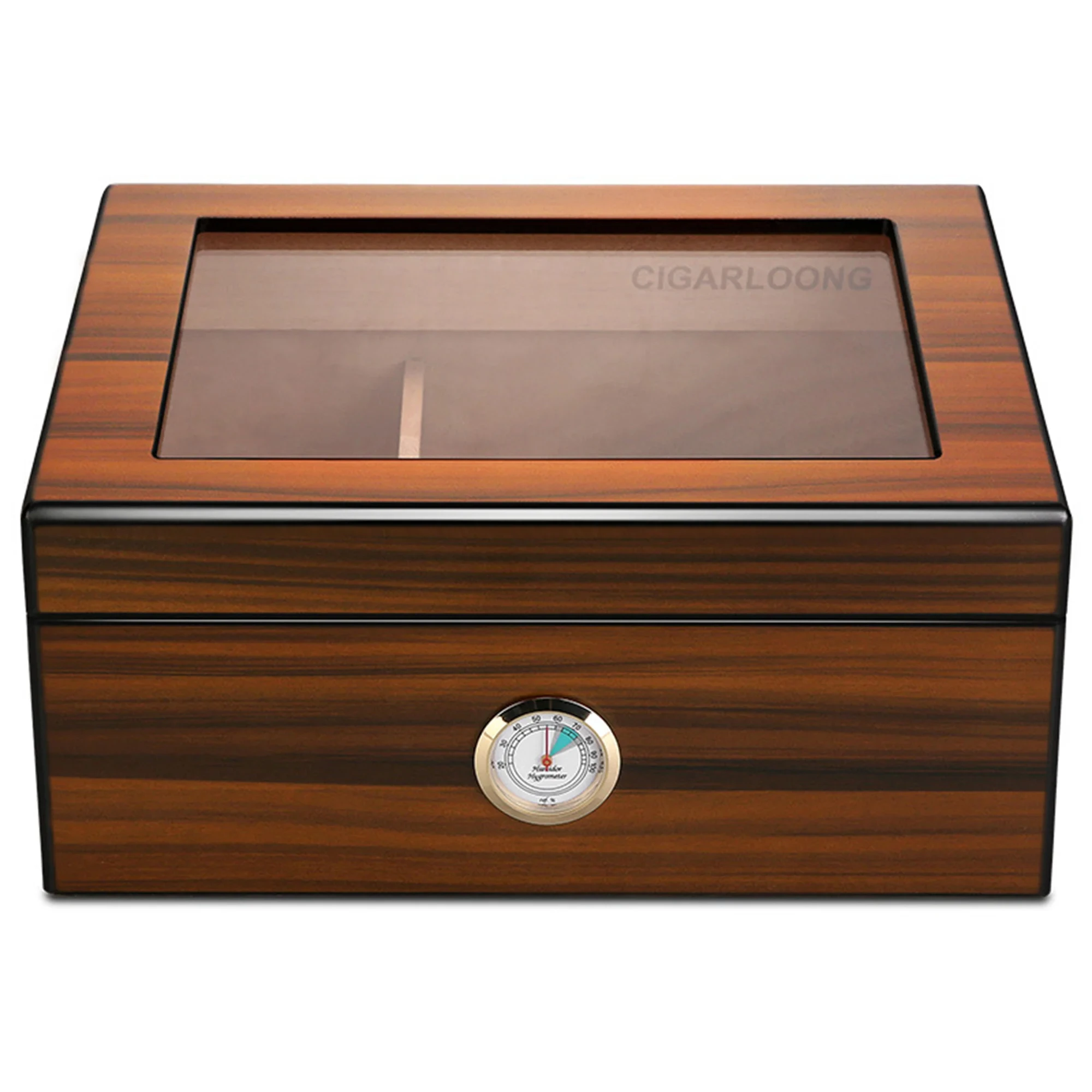 Cigar Humidor Box Cedar Wood With Humidifier Hygrometer Storage Case Super Large Capacity Hold 60 Cigars 6