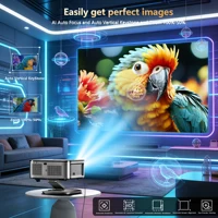 XIWBSY 2026 Portable 4K UHD Projector 42000Lumens Movie Google TV Projector BT5.4 WiFi6 Android TV 11.0 Smart Home Projector - Image 5