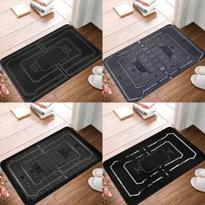 Felpudo de K-KTMS para la entrada de la casa, alfombra antideslizante  lavable para baño, balcón, cocina y habitación - AliExpress