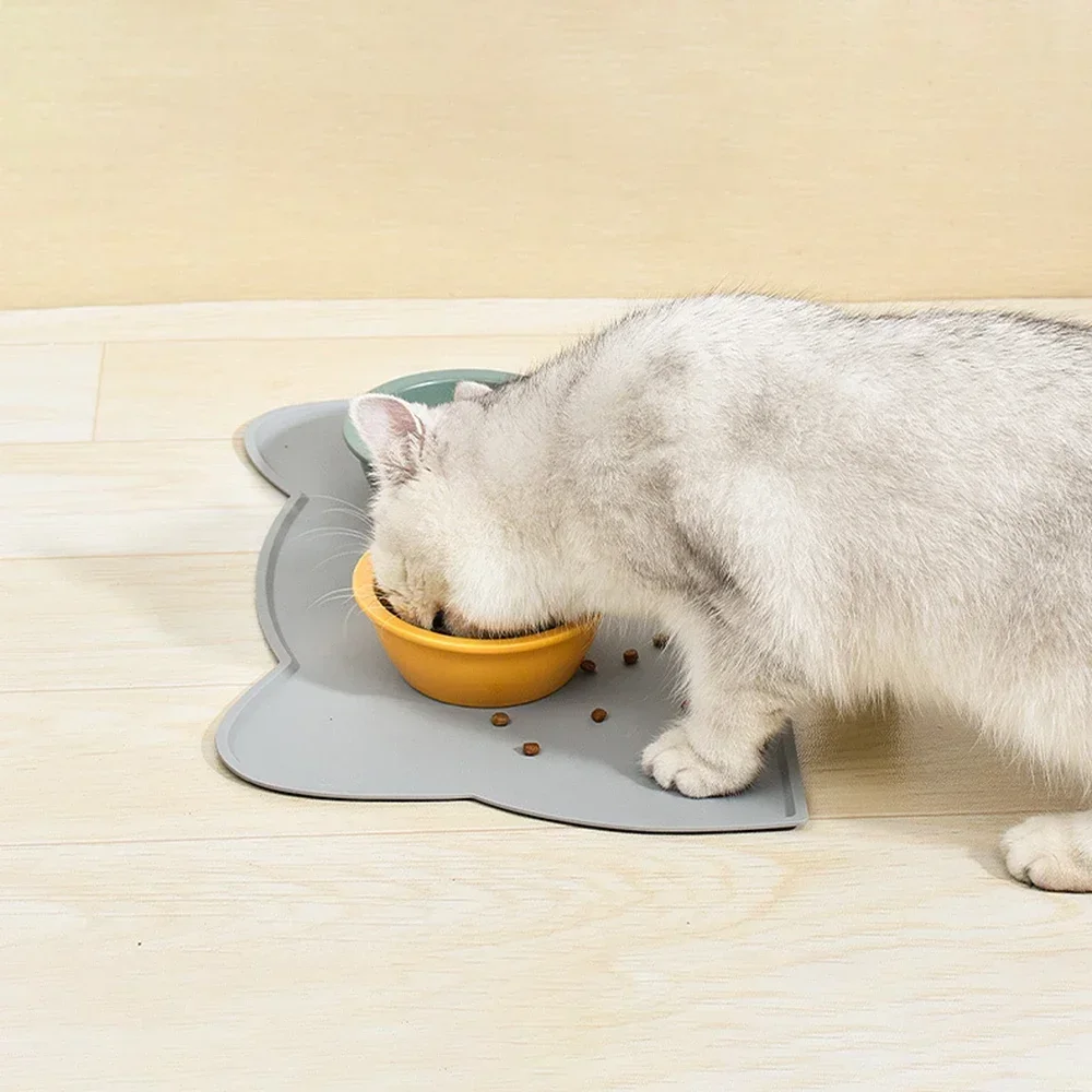 Pet Placemats 1PC Waterproof Non-slip Prevent Food Water Spills Easy Clean For Dogs Cats