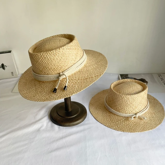 Chapeau Paille Femme Chapeau Femmes Large Bord Chapeau De Soleil De Mariage  Chapeaux De Plage Femmes Chapeau avec Bow-Beige : : Mode