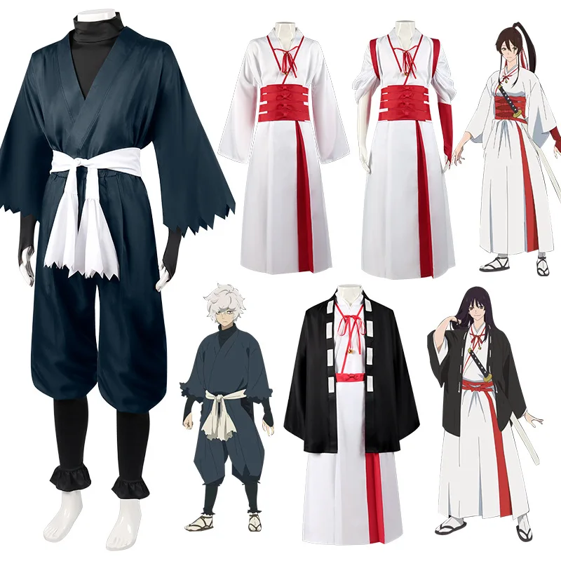

Yamada Asaemon Sagiri Cosplay Anime Jigoku Raku Cosplay Costume Sagiri Kimono Feather Weaving Uniform Wig Halloween Girl Women