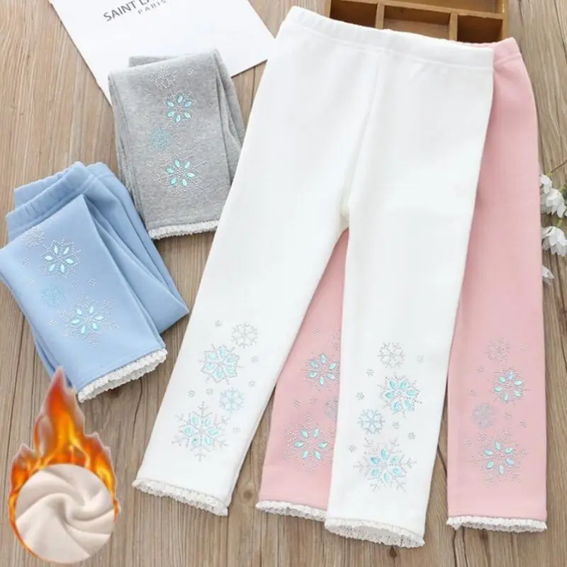Girls Pants Snowflake Diamond Trousers Children Skirt-Pants Cake Fashionable Clothing Baby Tutu Skirts Pants