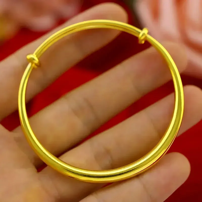 A gold shop with 9999 real gold bracelets, Three Life III for girlfriends, fashionable women's jewelry gifts