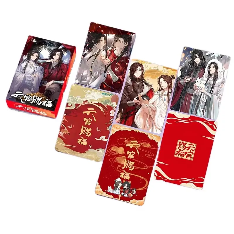 Comics Photo Cards Manga Photo Cards Photo Cards 55 Pcs/Set Heaven Official's Blessing Laser LOMO Card Tian Guan Ci Fu Xie Lian Hua Cheng 3 inches HD Photocard Fans Gift
