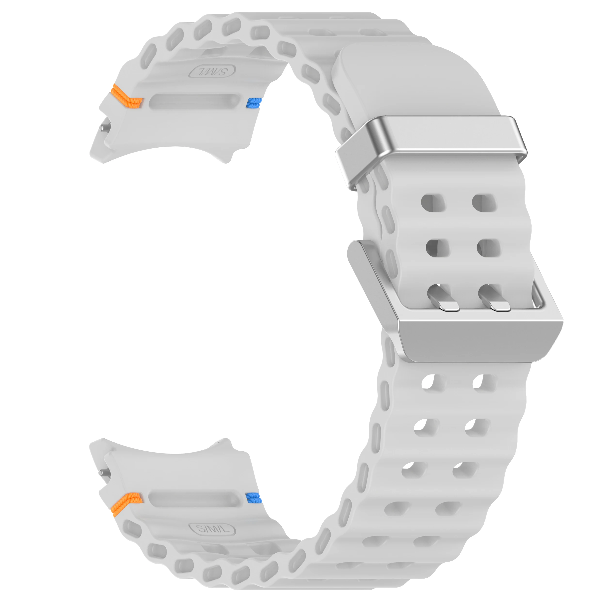 Seamless Silicone Watch Band - Versatile Smartwatch Strap
