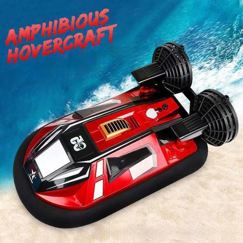 Hovercraft télécommandé amphibie - Bateau RC grande vitesse étanche