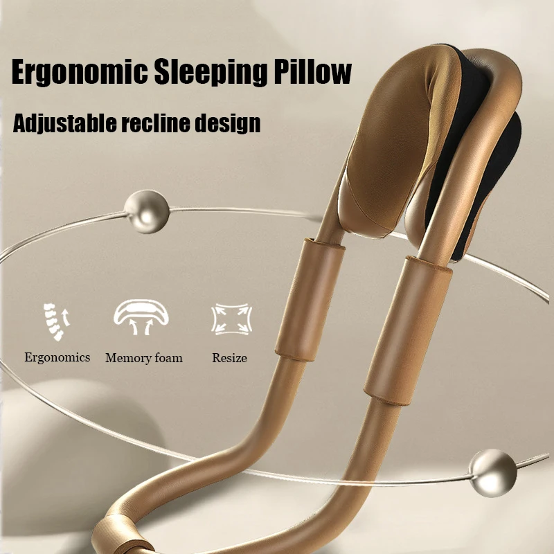

Multifunction Memory Foam Supine Sleeping Pillow Portable Resizable Travel Pillow Support Cervical Orthopedics Nap Pillow