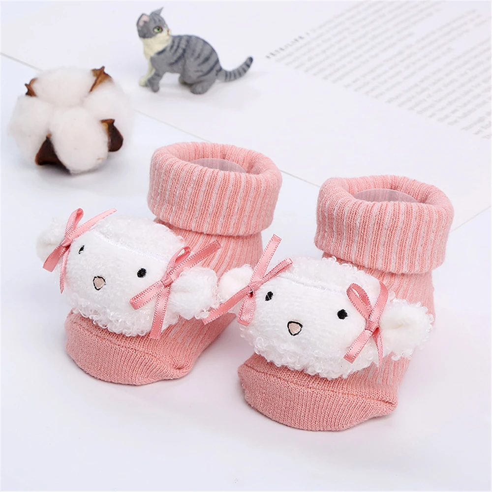 Kids Children's Socks For Girls Boys Non-slip Spring Autumn Baby Floor Socks Soft Cotton Bear Baby Socks For Infant Short Socks 3 Kids Children's Socks For Girls Boys Non-slip Spring Autumn Baby Floor Socks Soft Cotton Bear Baby Socks For Infant Short Socks