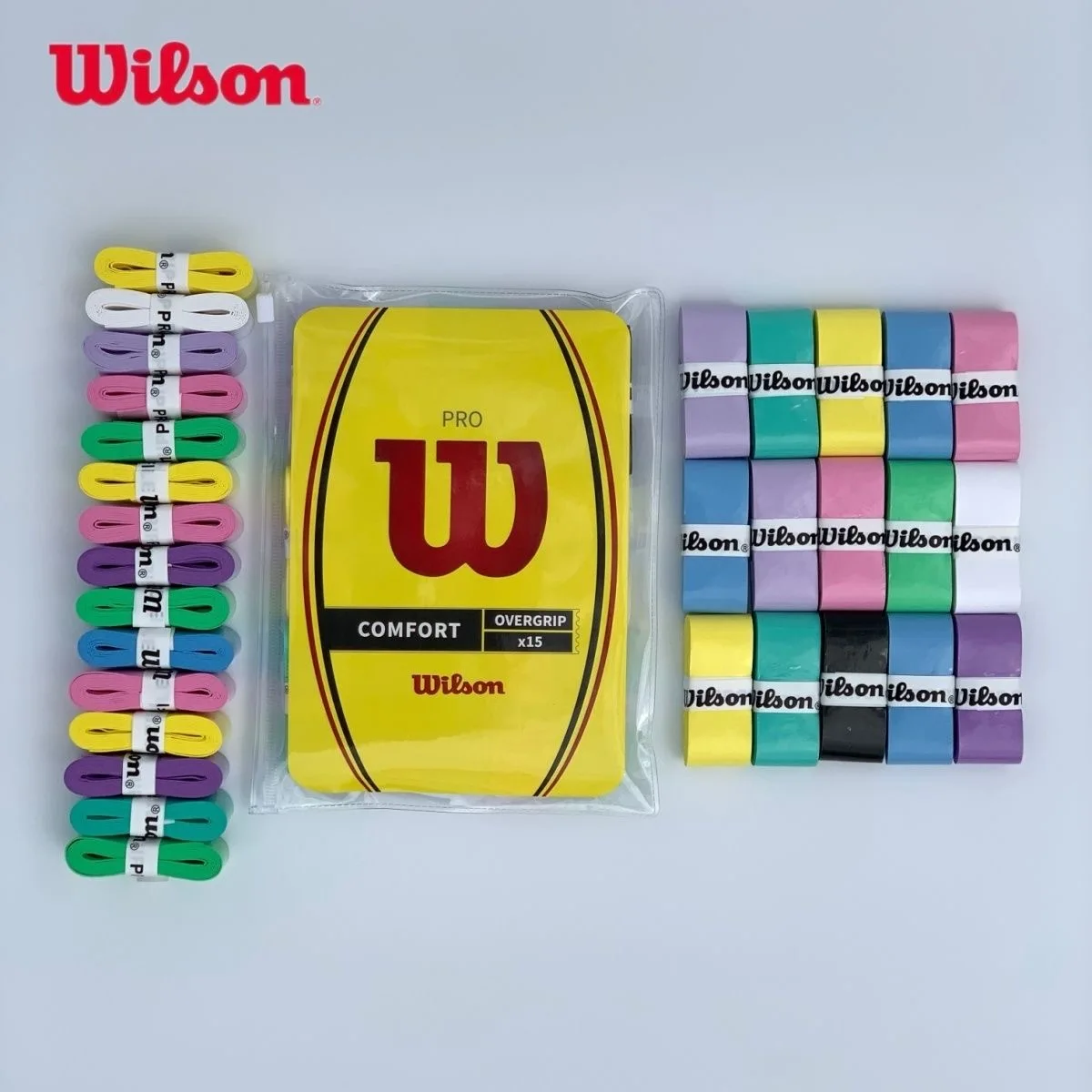 Wilson Tennis racket non-slip grip 15/30/60 original Tennis racket Sweatband grip accessories
