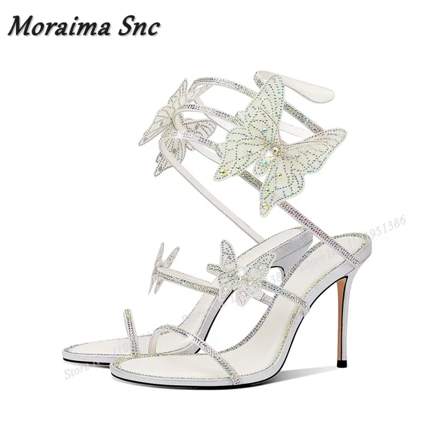 Stiletto Shoes Butterfly Women | Shoes Butterfly Heels | Butterfly Sandals  High Heel - Women's Sandals - Aliexpress