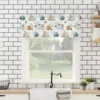 ZEDLIYU Valances for Windows Kitchen Living Room Small Window Valance Fall Pumpkin Autumn Harvest Thanksgiving 1 Panel 4