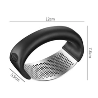 Manual Garlic Chopper Stainless Steel Garlic Mincer Curve Garlic Press Crusher for Fruit Vegetable Kitchen Gadget Accessories 6