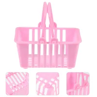 12 Pcs Mini Shopping Basket Small Candy Kids Baskets Children Toy Miniature Grocery Plastic Toys 1