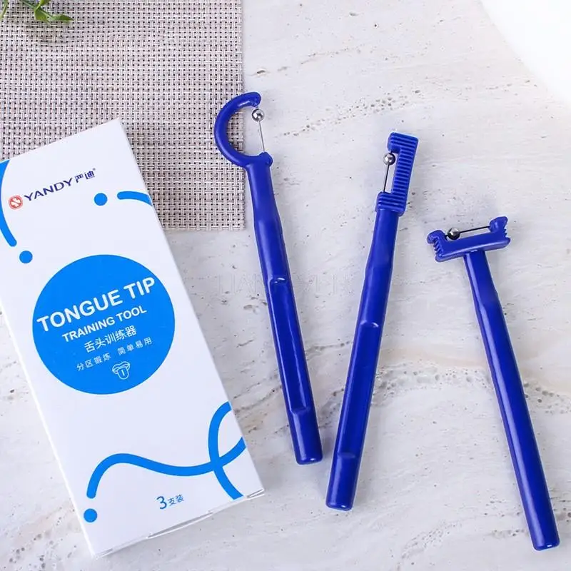 Tongue training device, children's language oral muscle training tool, exercise tongue, tongue tip correction device